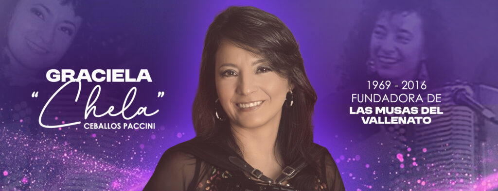 Graciela Chela Ceballos Paccini fundadora en la historia del vallenato femenino
