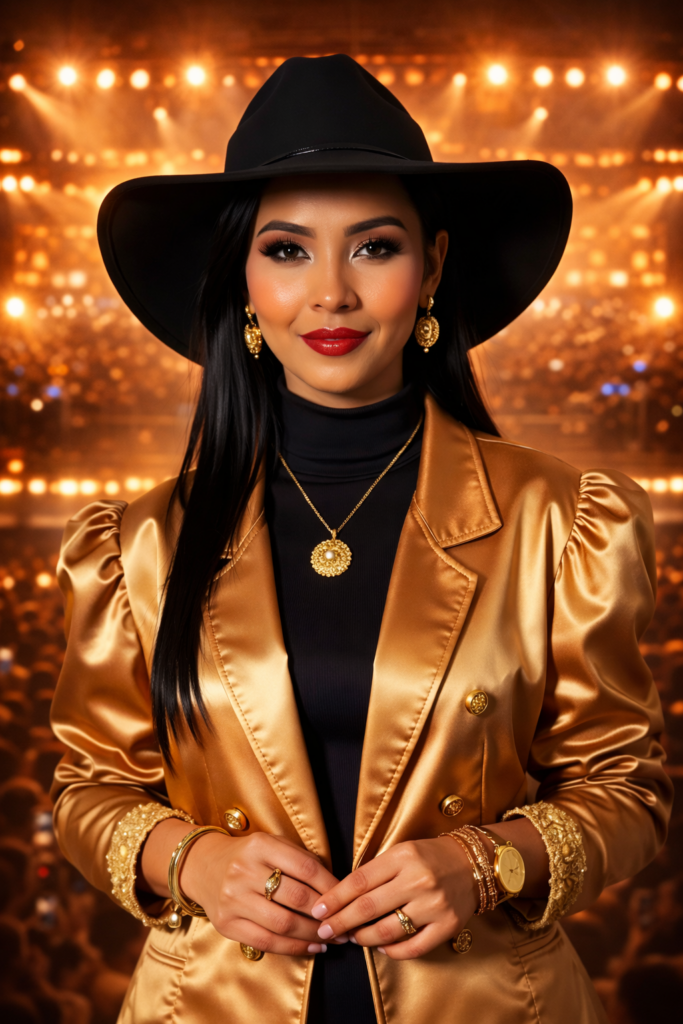 Maciel Gómez, acordeonista nacida en La Loma y heredera del legado vallenato, en retrato artístico que refleja precisión técnica, pasión por el folclor y proyección contemporánea.